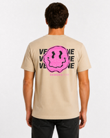 BEIGE BASIC T-SHIRT BACK MAN