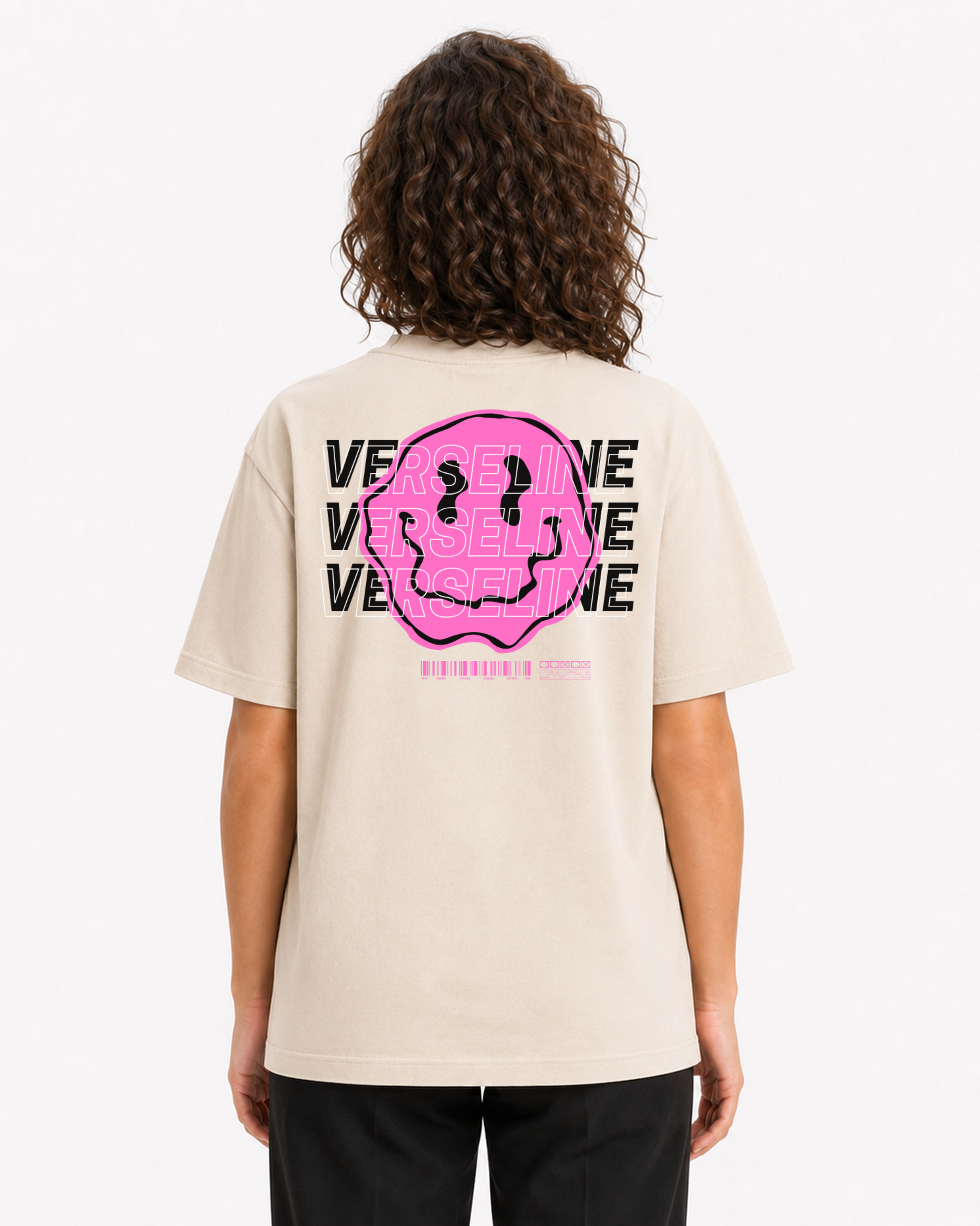 BEIGE T-SHIRT BACK WOMAN