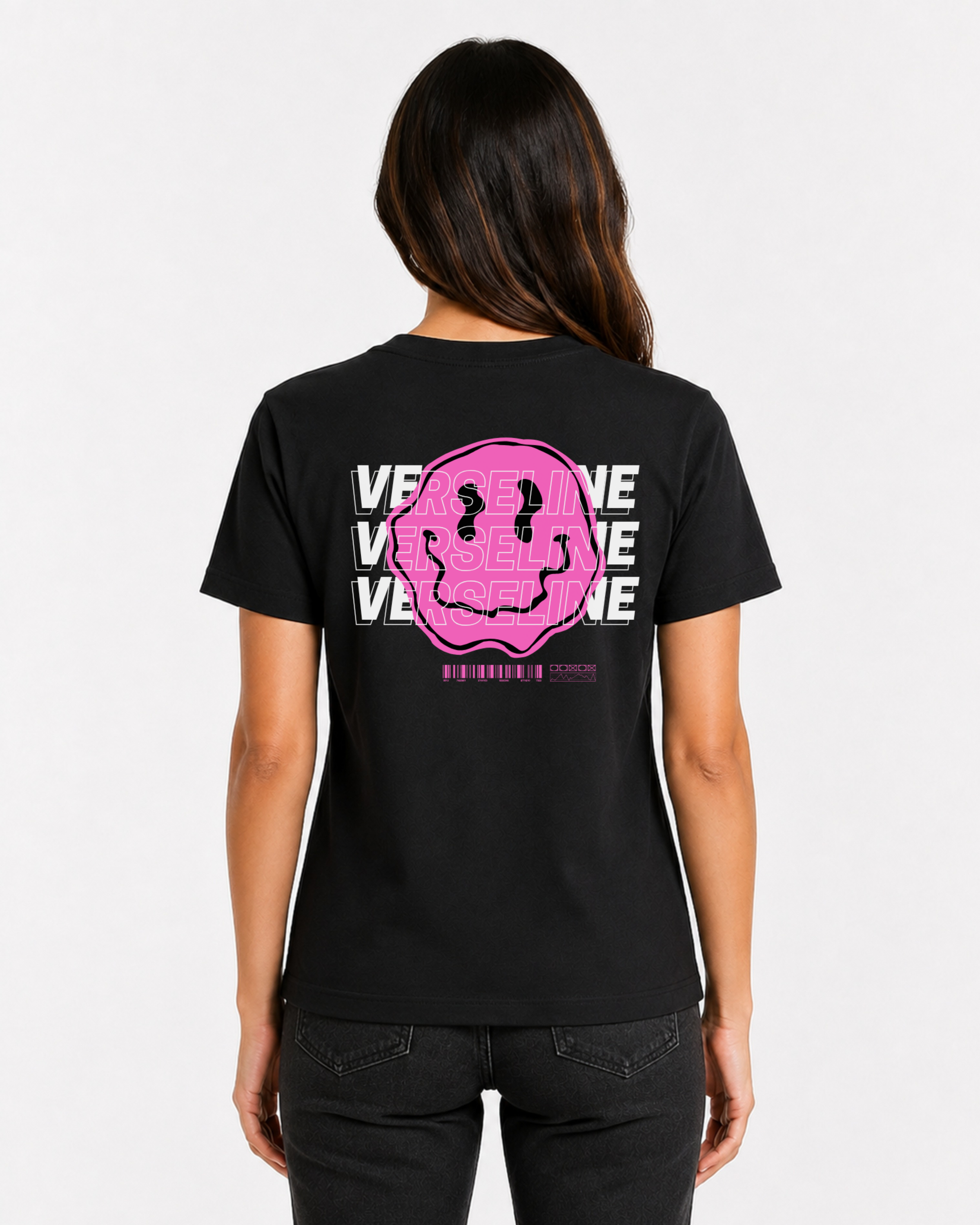 BLACK BASIC T-SHIRT BACK WOMAN