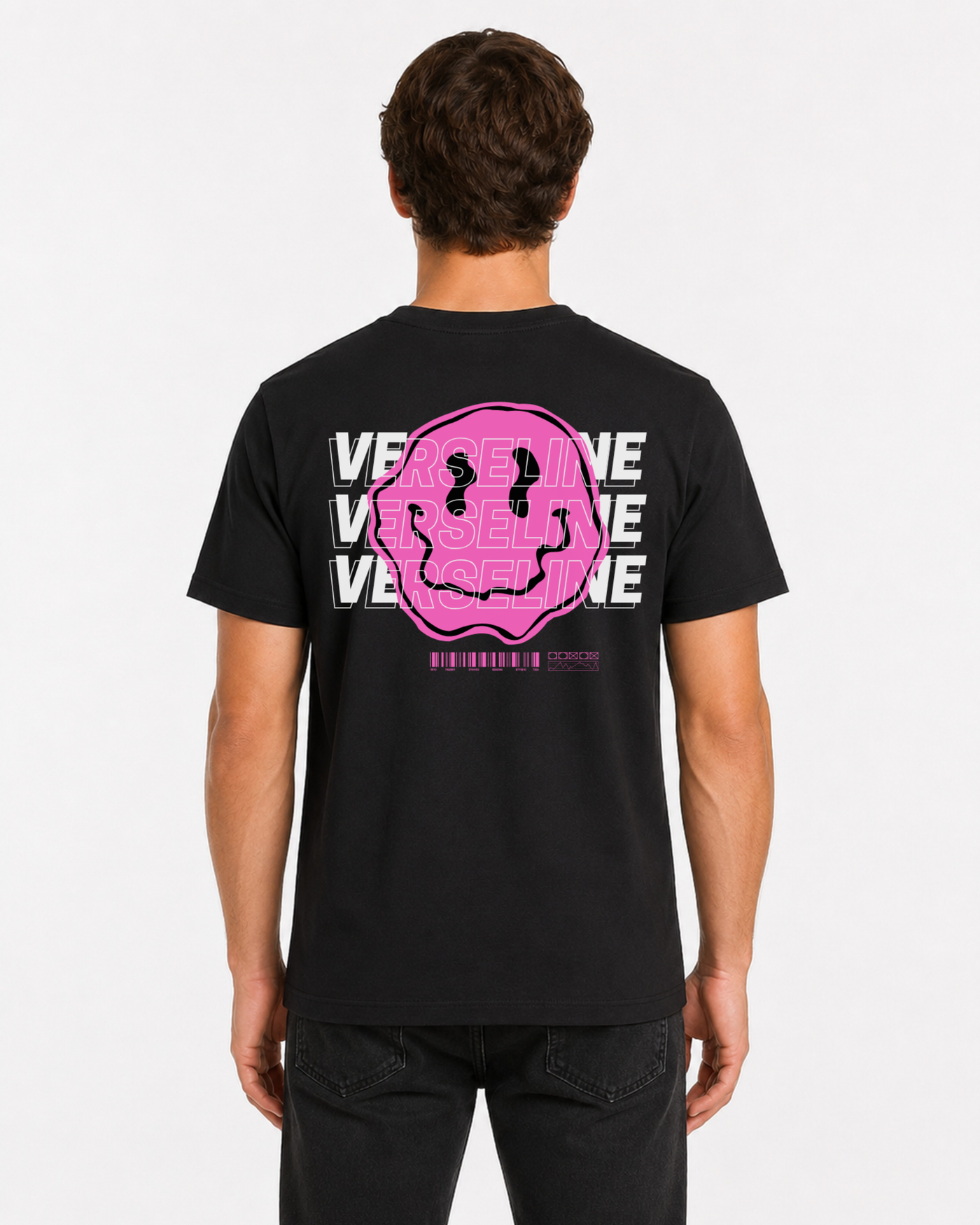 BLACK BASIC T-SHIRT BACK MAN