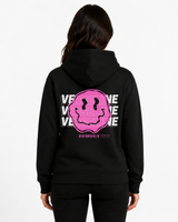 BLACK HOODIE BACK WOMAN