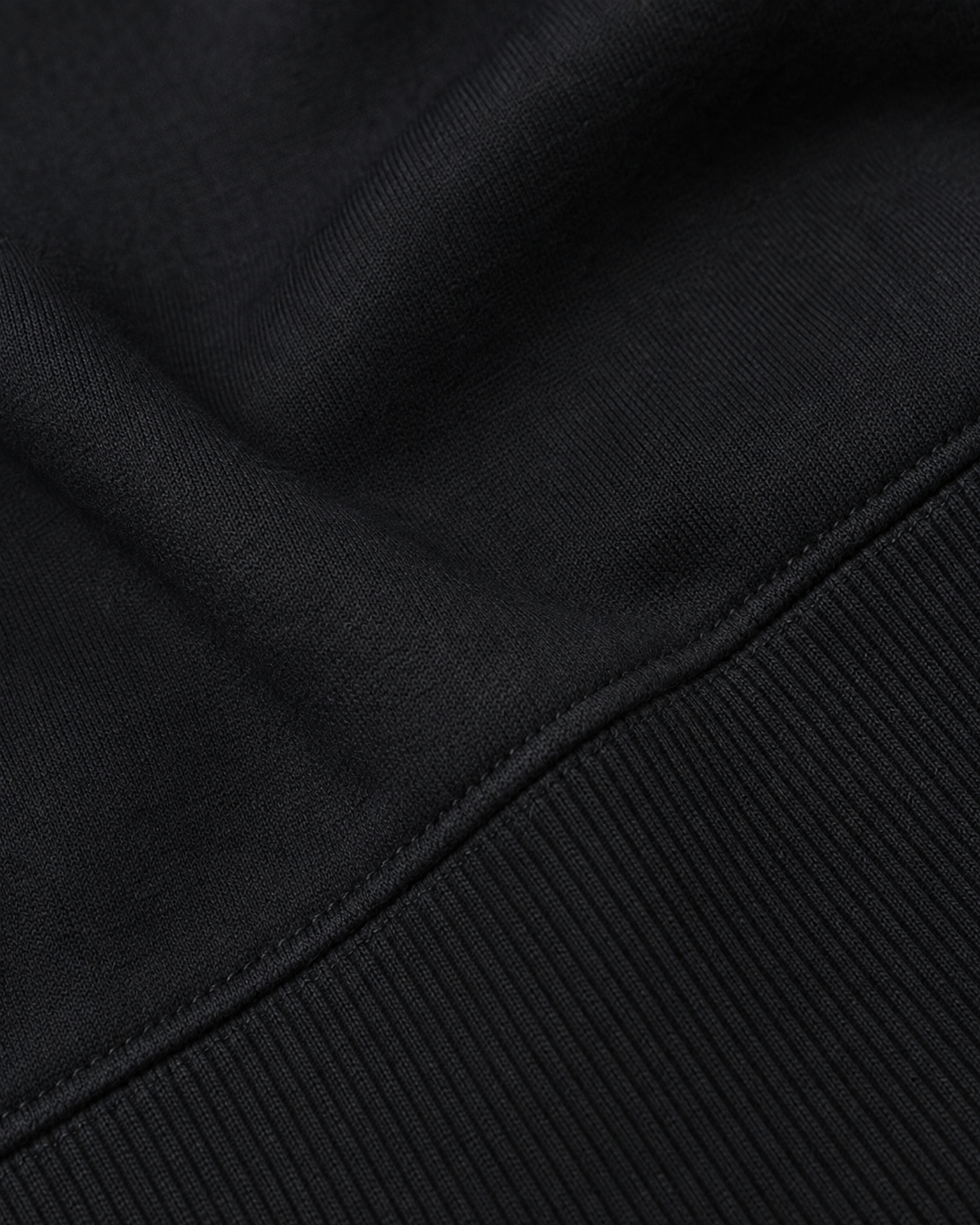 BLACK SWEATSHIRT FABRIC