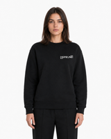BLACK SWEATSHIRT FRONT WOMAN