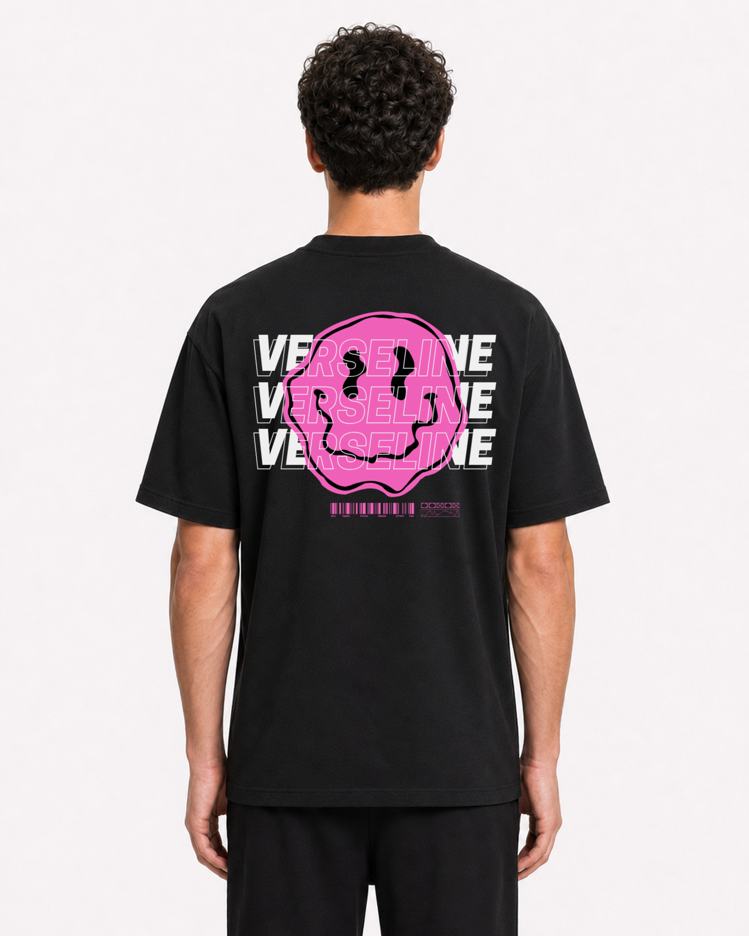 BLACK T-SHIRT BACK MAN
