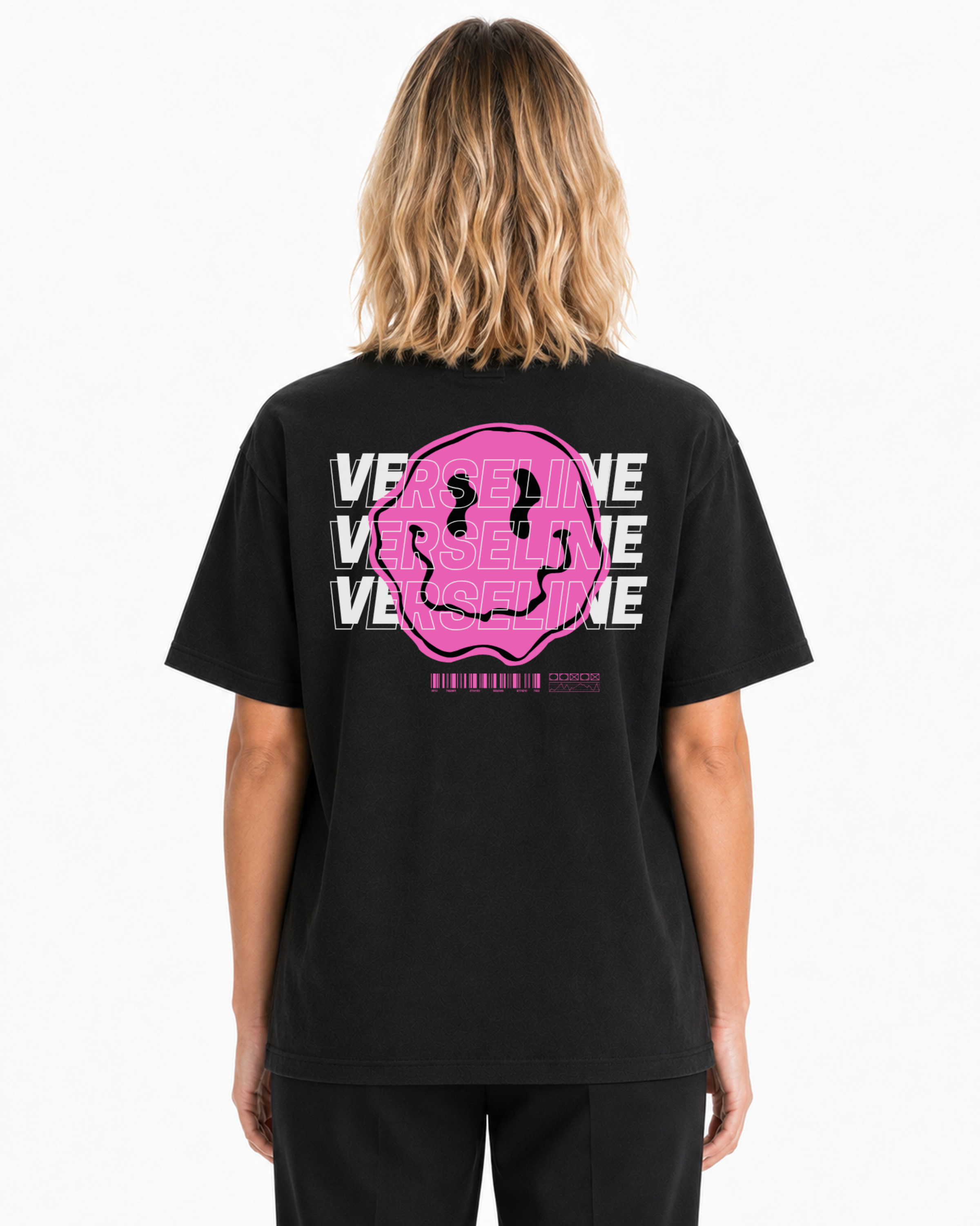 BLACK T-SHIRT BACK WOMAN