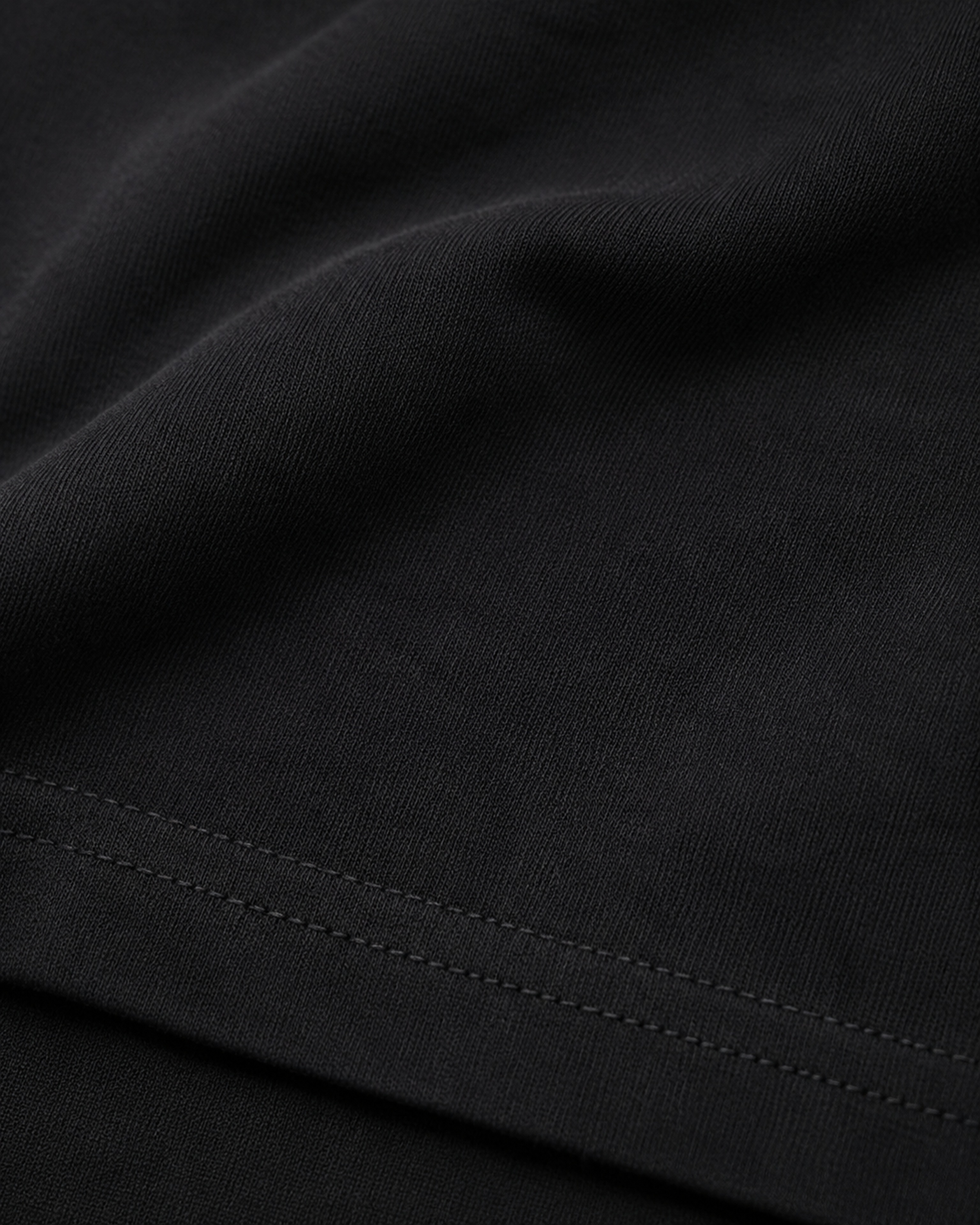 BLACK T-SHIRT FABRIC