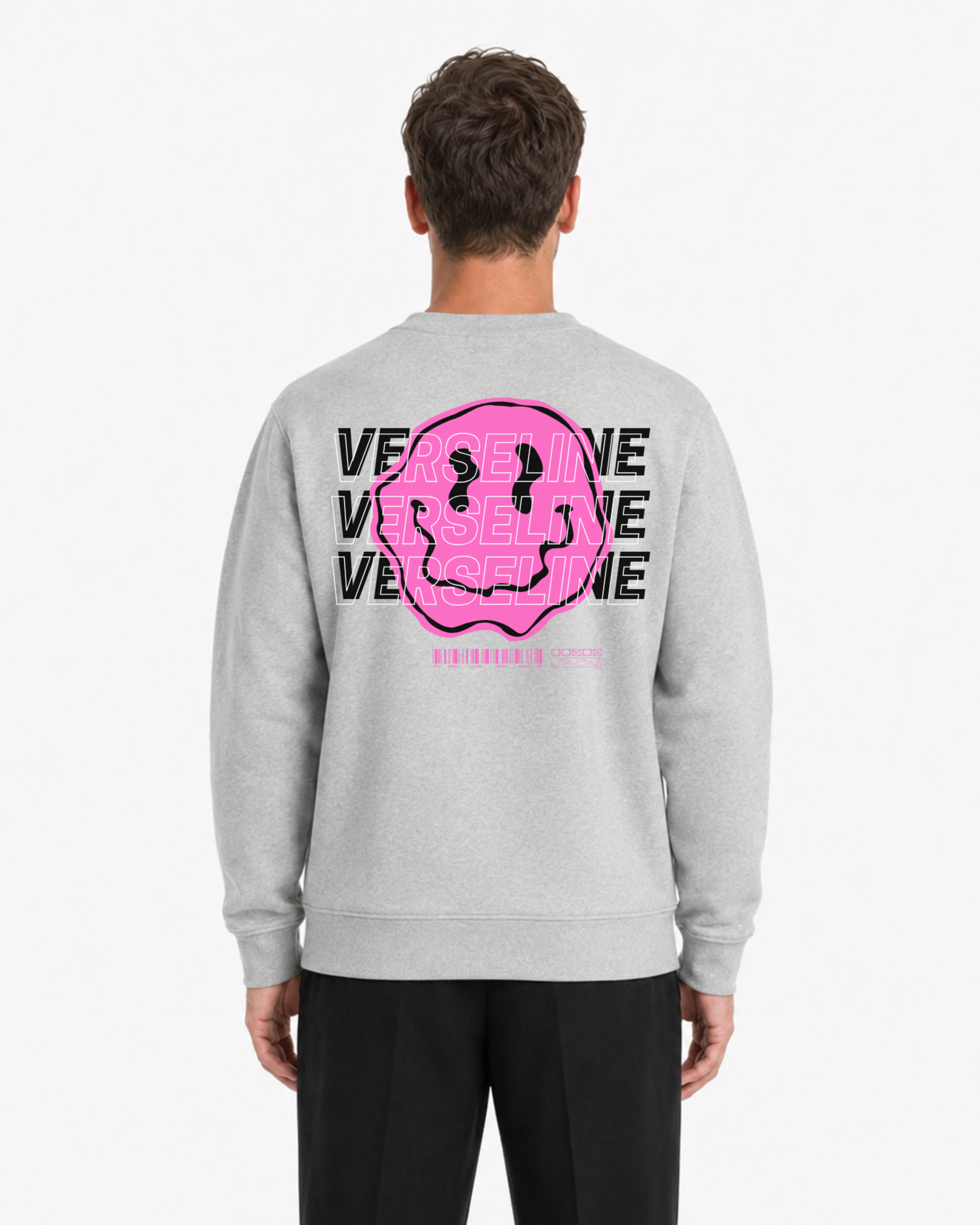 GREY SWEATSHIRT BACK MAN