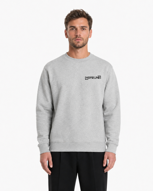 GREY SWEATSHIRT FRONT MAN