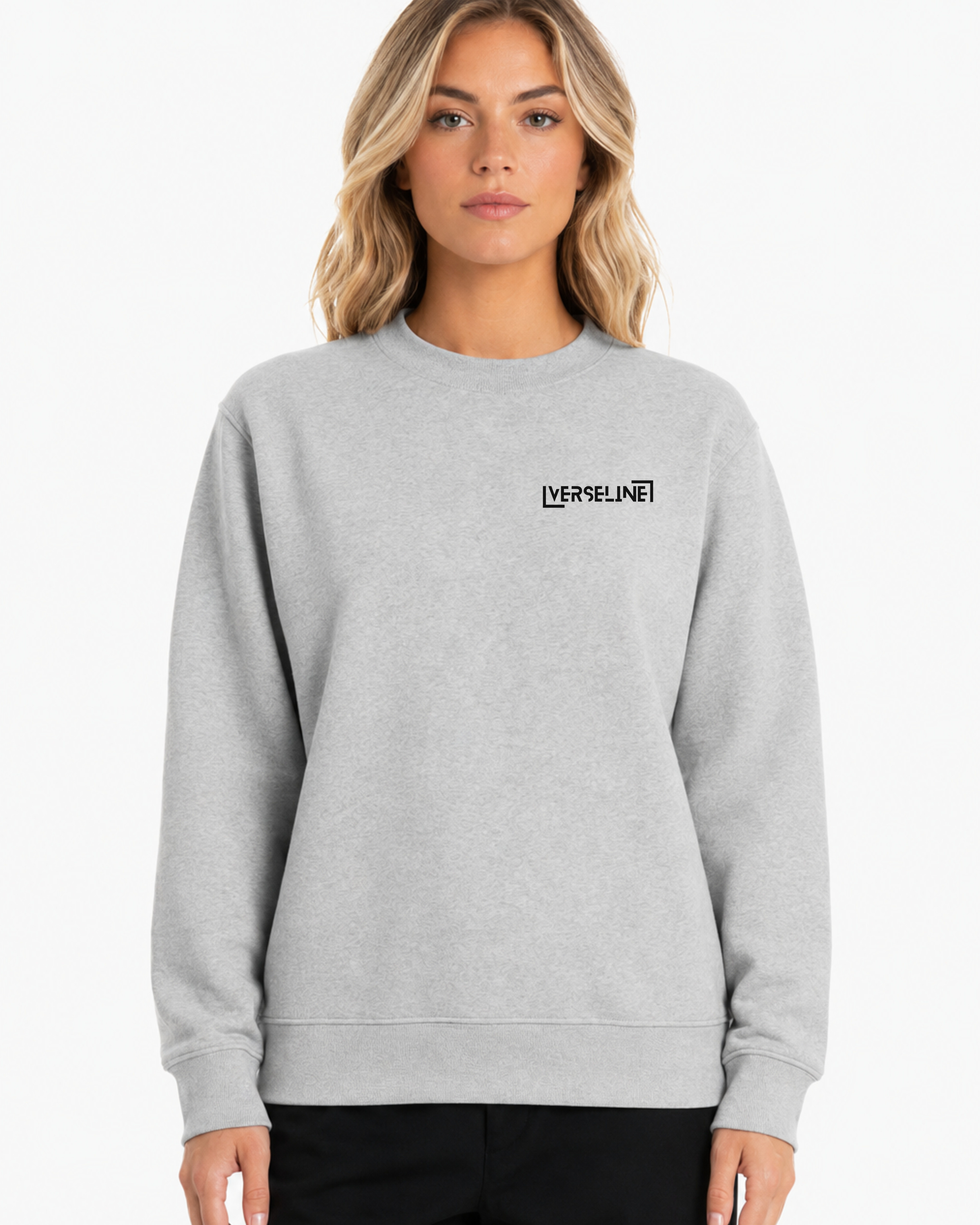 GREY SWEATSHIRT FRONT WOMAN