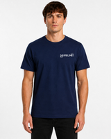 NAVY BASIC T-SHIRT FRONT MAN