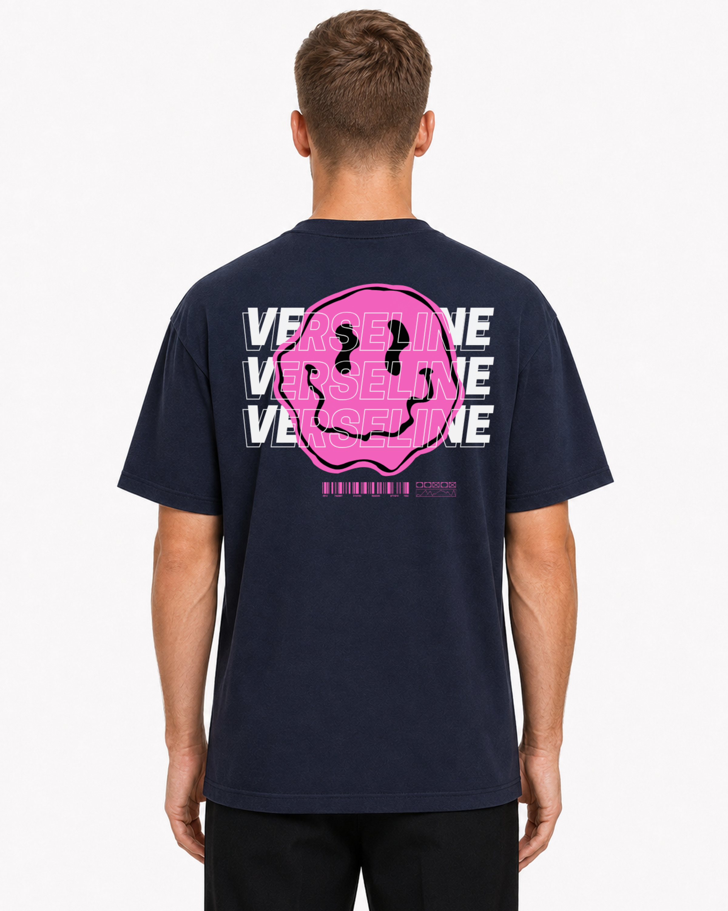 NAVY T-SHIRT BACK MAN