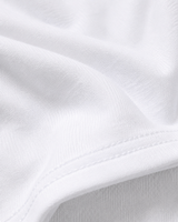 WHITE BASIC T-SHIRT FABRIC