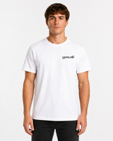 WHITE BASIC T-SHIRT FRONT MAN
