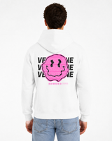 WHITE HOODIE BACK MAN