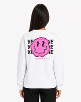 WHITE SWEATSHIRT BACK WOMAN