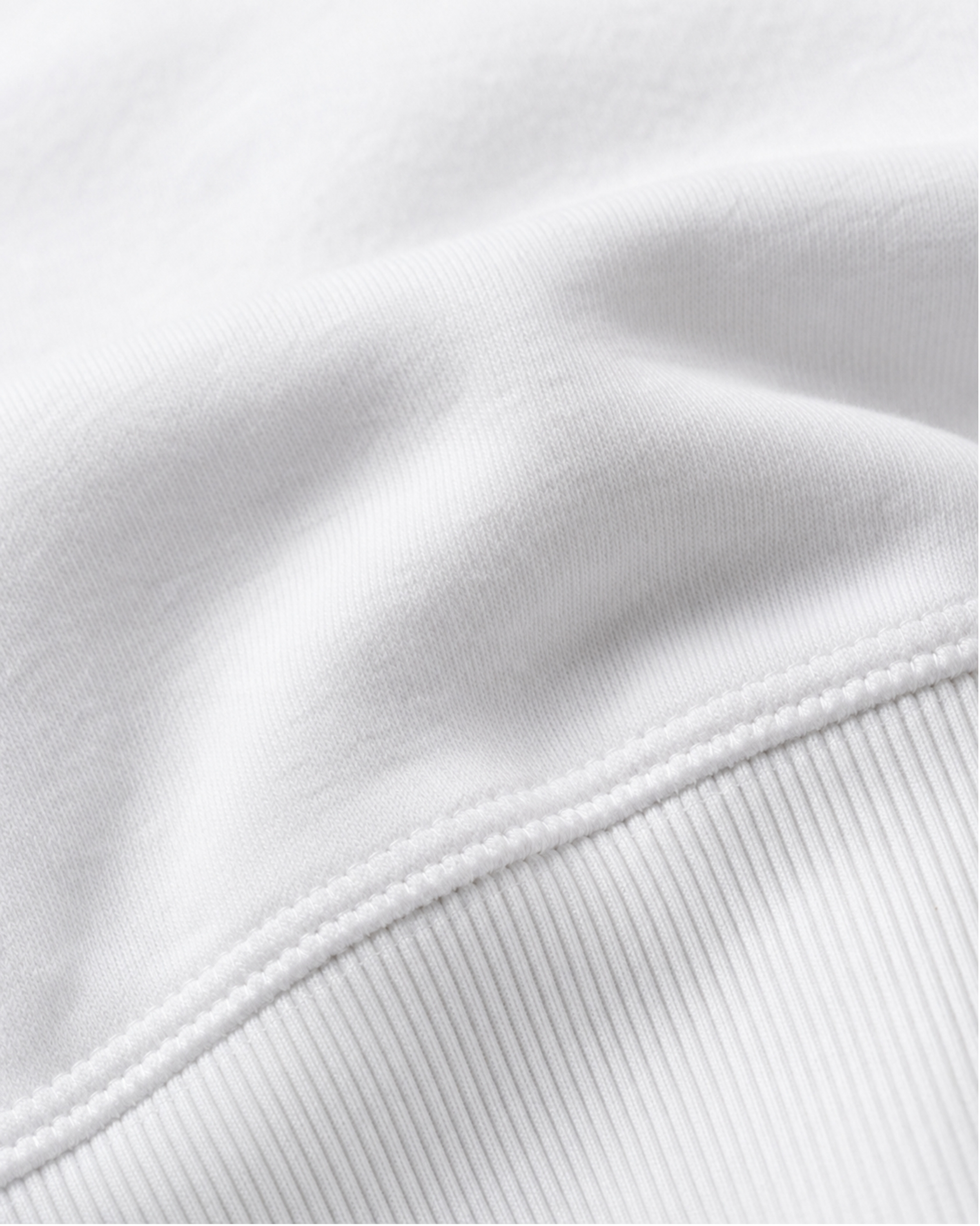 WHITE SWEATSHIRT FABRIC