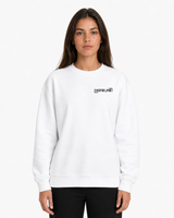 WHITE SWEATSHIRT FRONT WOMAN