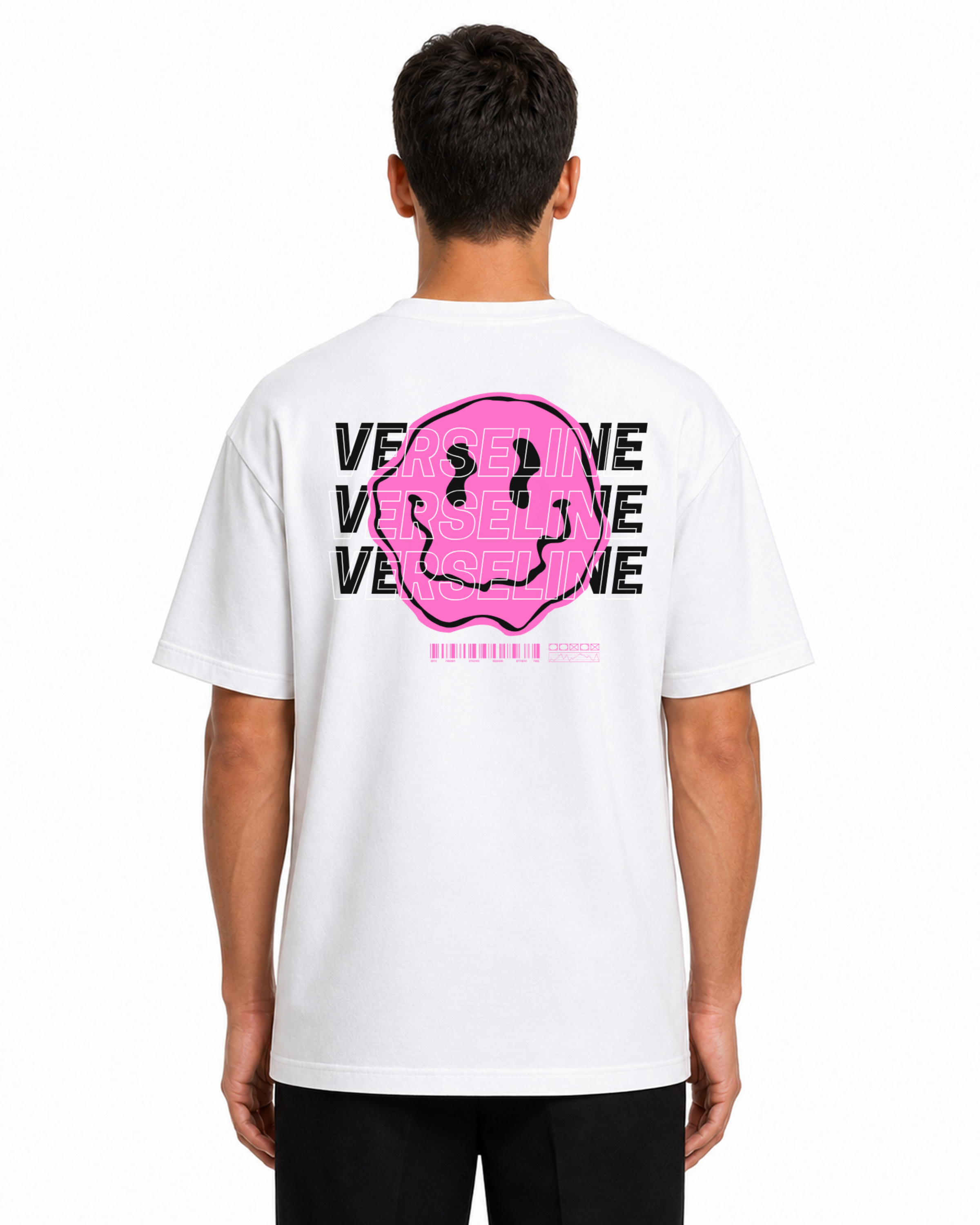 WHITE T-SHIRT BACK MAN